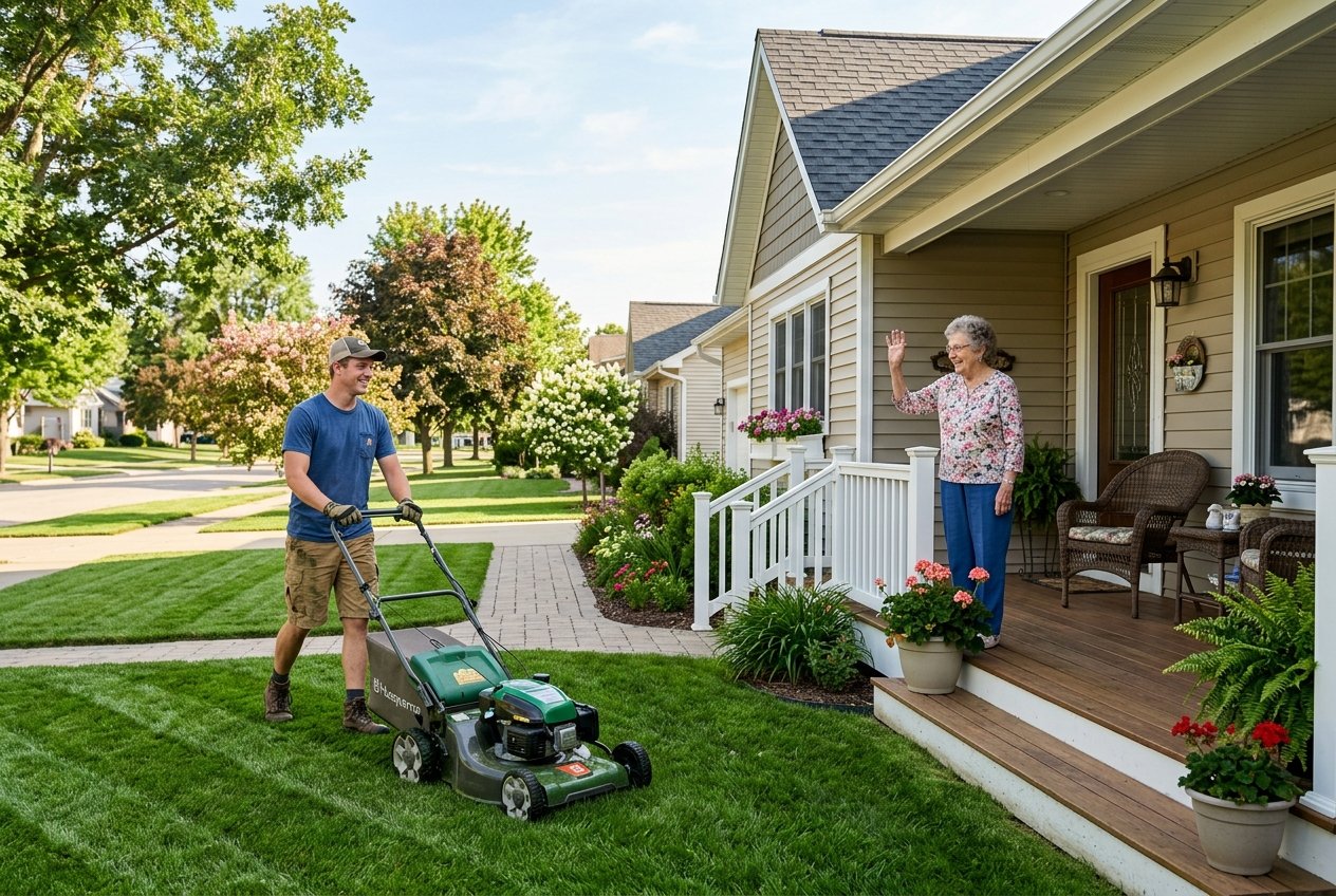 Lawn Mowing Help